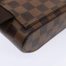 LOUIS VUITTON Damier Ebene Geronimos Schoudertas N51994 LV Auth 91584-18