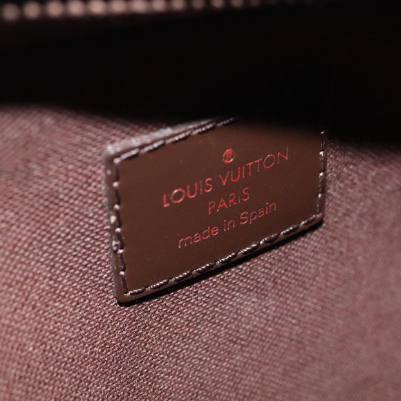 LOUIS VUITTON Damier Ebene Geronimos Schoudertas N51994 LV Auth 91584