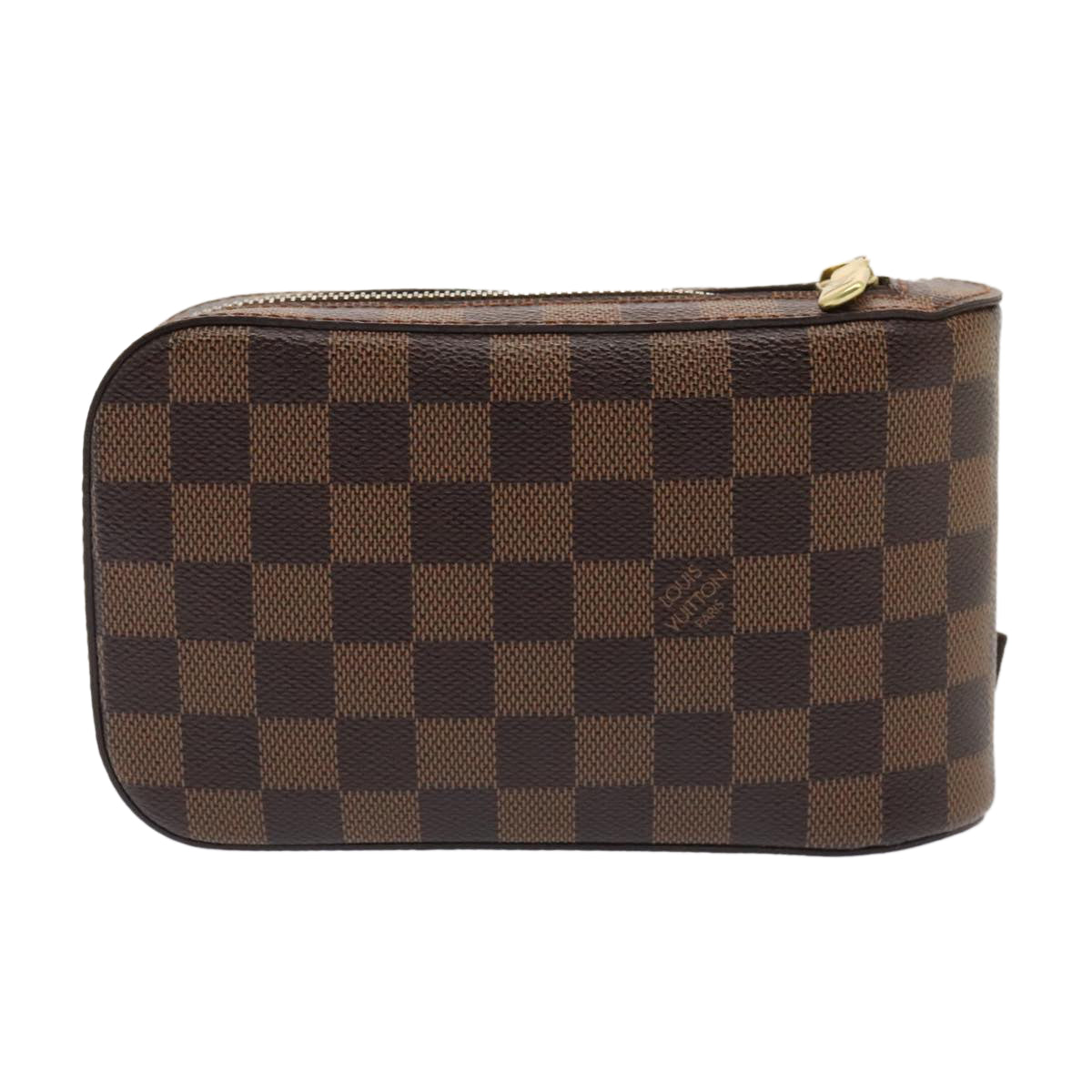 LOUIS VUITTON Damier Ebene Geronimos Shoulder Bag N51994 LV Auth 91584