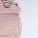 LOUIS VUITTON Monogram Empreinte Backup Backpack Pink M47074 LV Auth 91596S-13