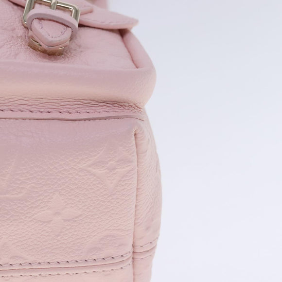 LOUIS VUITTON Monogram Empreinte Backup Backpack Pink M47074 LV Auth 91596SM