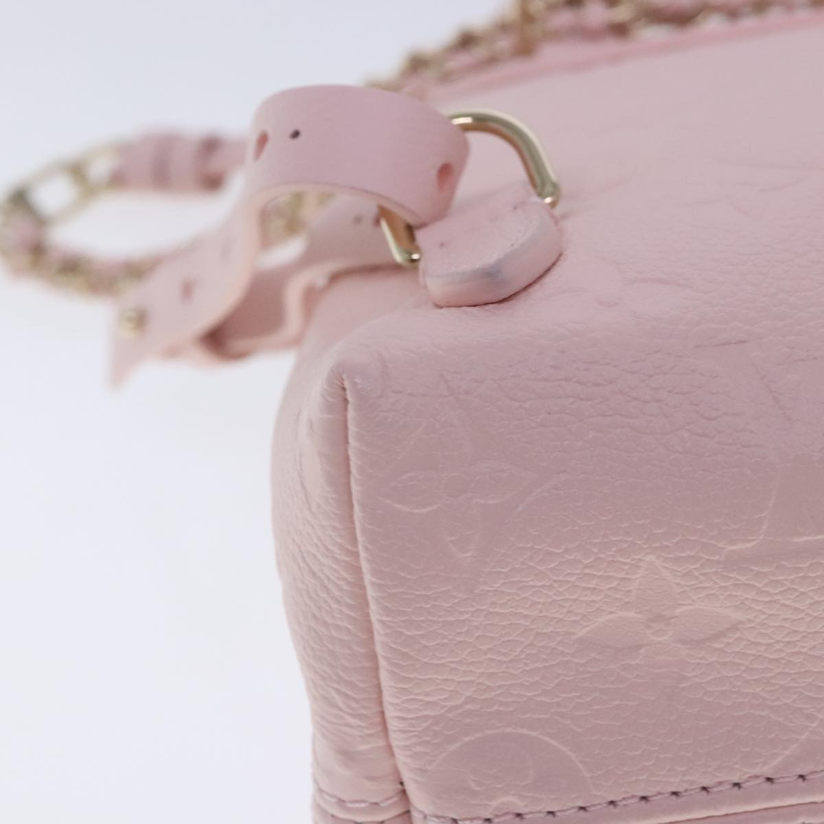 LOUIS VUITTON Monogram Empreinte Backup Backpack Pink M47074  display picture 2