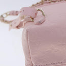 LOUIS VUITTON Monogram Empreinte Backup Backpack Pink M47074 LV Auth 91596SM-18