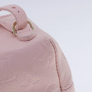 LOUIS VUITTON Monogram Empreinte Backup Backpack Pink M47074 LV Auth 91596SM-9