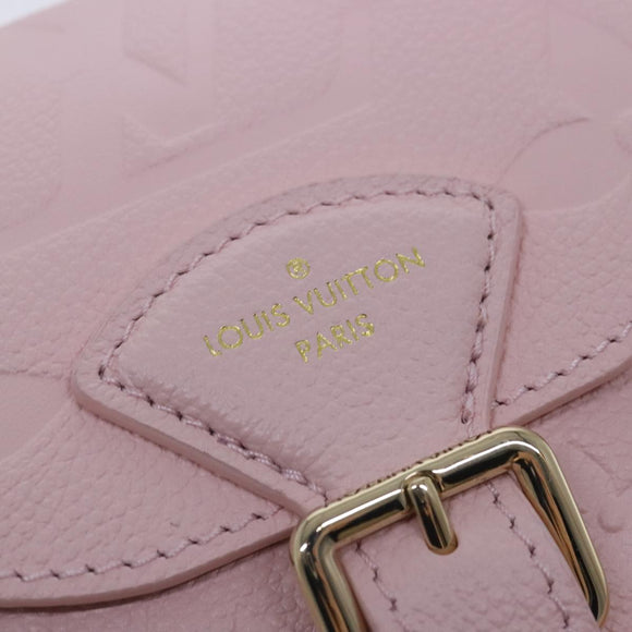 LOUIS VUITTON Monogram Empreinte Backup Backpack Pink M47074 LV Auth 91596SM