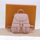 LOUIS VUITTON Monogram Empreinte Backup Backpack Pink M47074 LV Auth 91596S-25