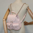 LOUIS VUITTON Monogram Empreinte Backup Backpack Pink M47074 LV Auth 91596S-26