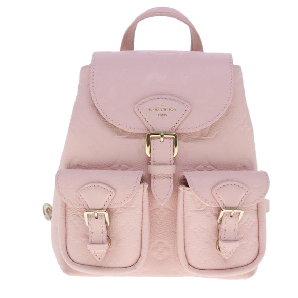LOUIS VUITTON Monogram Empreinte Backup Backpack Pink M47074 LV Auth 91596SM