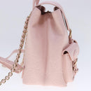 LOUIS VUITTON Monogram Empreinte Backup Backpack Pink M47074 LV Auth 91596S-5