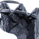 PRADA Shoulder Bag Leather Black Auth 91635V-20
