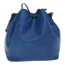 LOUIS VUITTON Epi Noe Shoulder Bag Toledo Blue M44005 LV Auth 91643-2