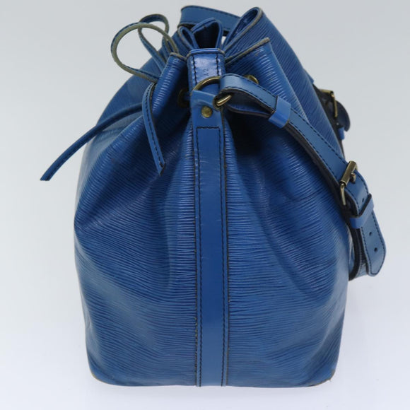 LOUIS VUITTON Epi Noe Shoulder Bag Toledo Blue M44005 LV Auth 91643