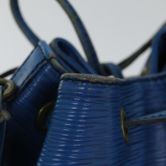 LOUIS VUITTON Epi Noe Shoulder Bag Toledo Blue M44005 LV Auth 91643