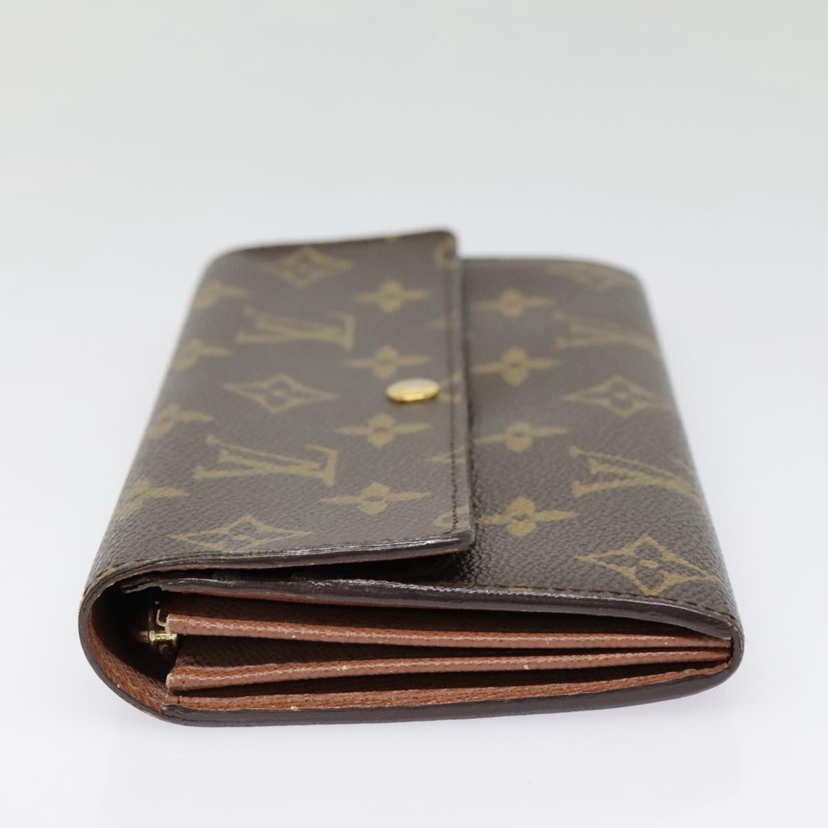 LOUIS VUITTON Monogram Portefeuille Sarah Long Wallet M61734 LV Auth 91671