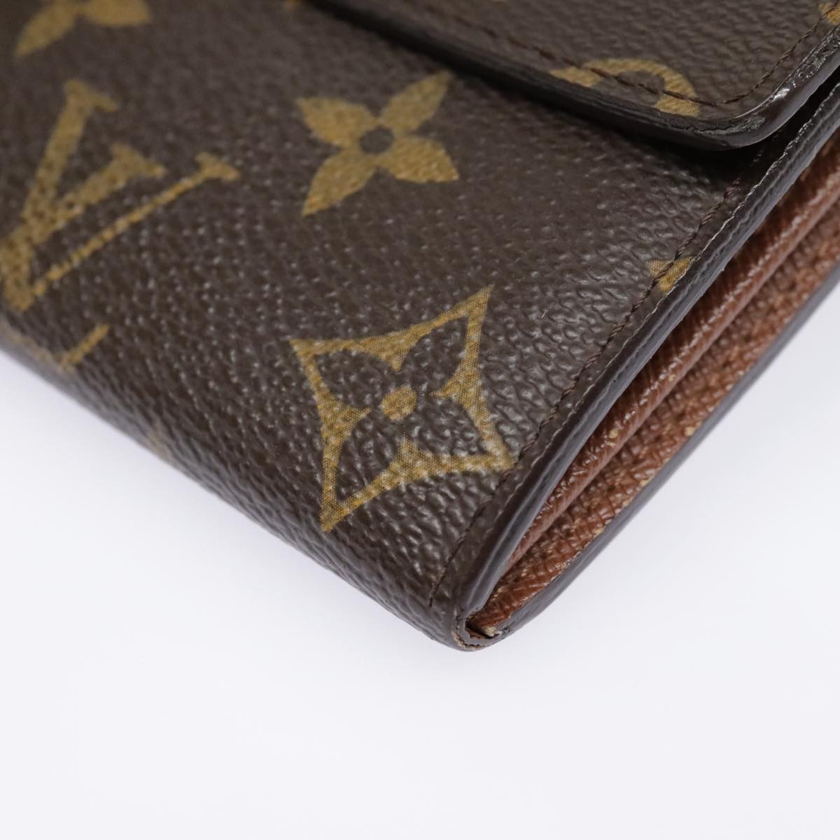 LOUIS VUITTON Monogram Portefeuille Sarah Long Wallet M61734 LV Auth 91671