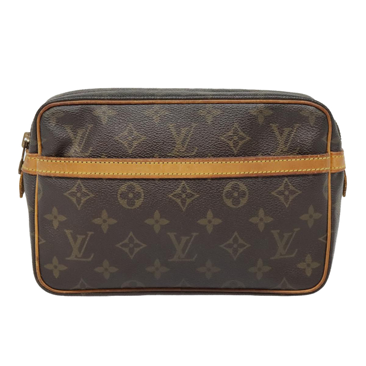 LOUIS VUITTON Monogram Compiegne 23 Clutch Bag M51847 LV Auth 91673