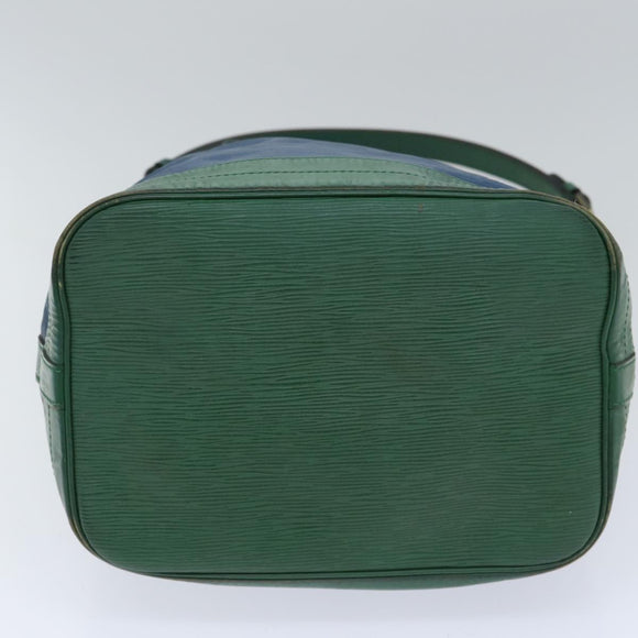LOUIS VUITTON Epi Noe Shoulder Bag Bicolor Green Blue M44044 LV Auth 91699