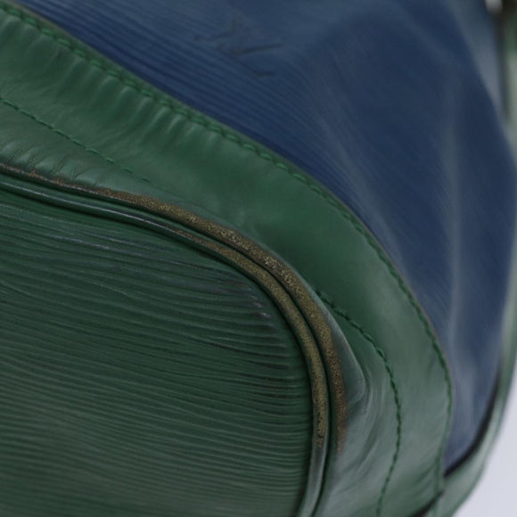 LOUIS VUITTON Epi Noe Shoulder Bag Bicolor Green Blue M44044 LV Auth 91699