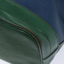 LOUIS VUITTON Epi Noe Shoulder Bag Bicolor Green Blue M44044 LV Auth 91699-17