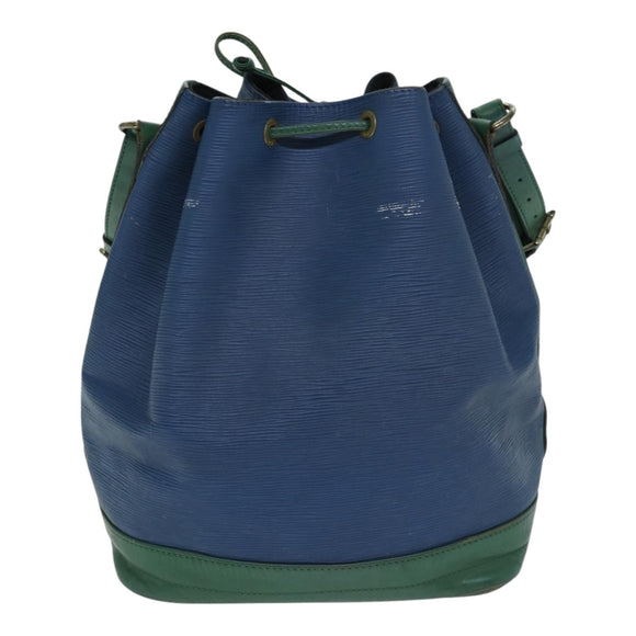 LOUIS VUITTON Epi Noe Shoulder Bag Bicolor Green Blue M44044 LV Auth 91699