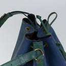 LOUIS VUITTON Epi Noe Shoulder Bag Bicolor Green Blue M44044 LV Auth 91699-5