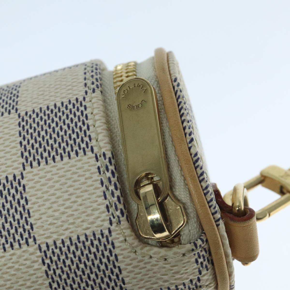 LOUIS VUITTON Damier Azur Shoulder Bag LV Auth 91713SA