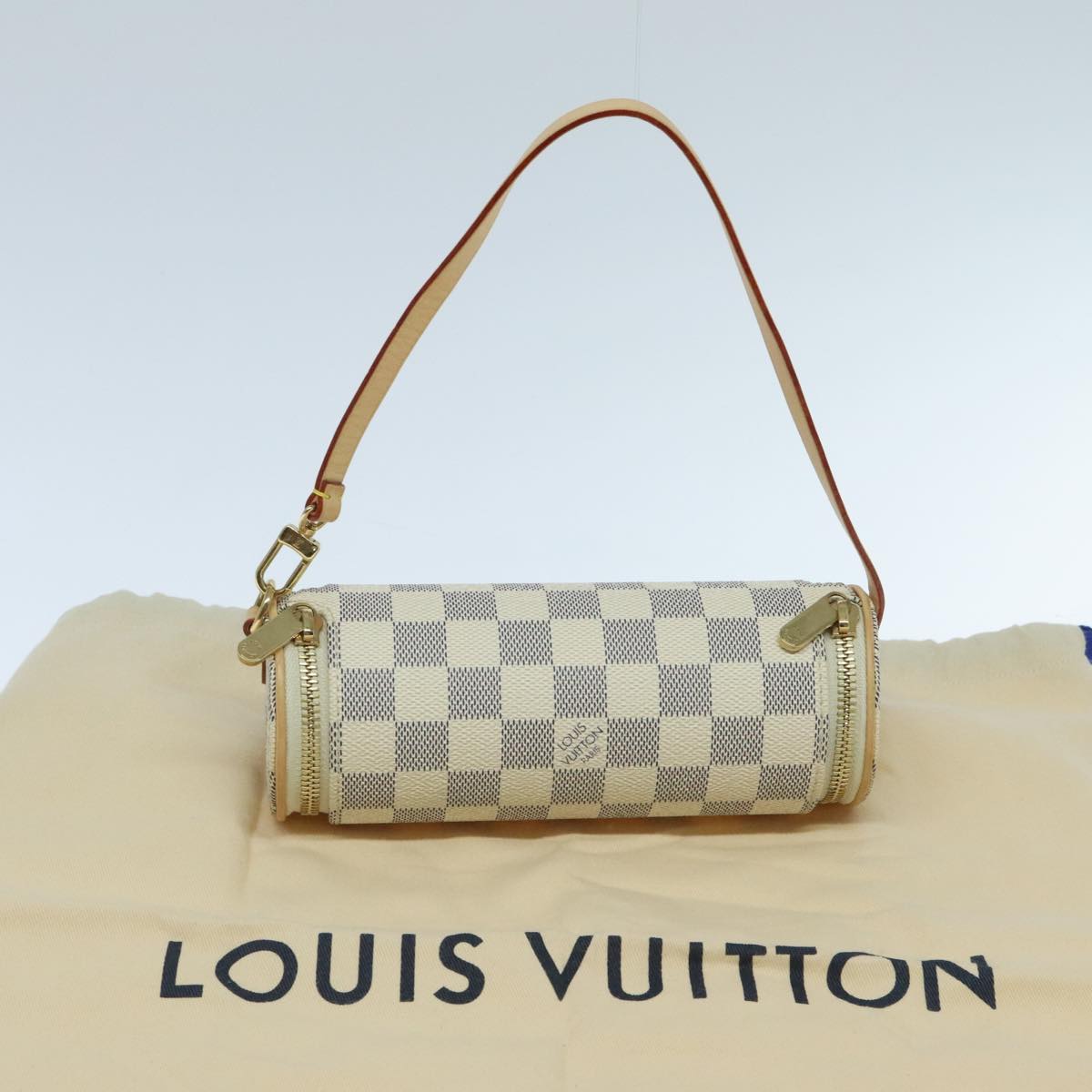 LOUIS VUITTON Damier Azur Shoulder Bag LV Auth 91713SA