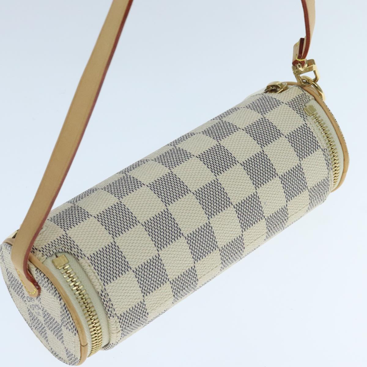 LOUIS VUITTON Damier Azur Shoulder Bag LV Auth 91713SA