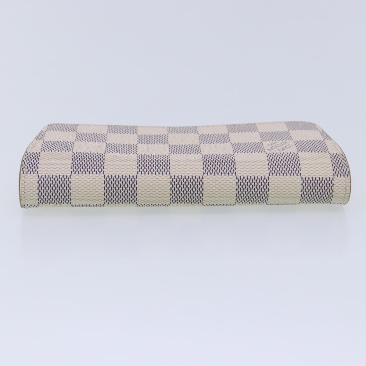 LOUIS VUITTON Damier Azur Etui Lunette Woody Glasses Case GI0388 LV Auth 91727