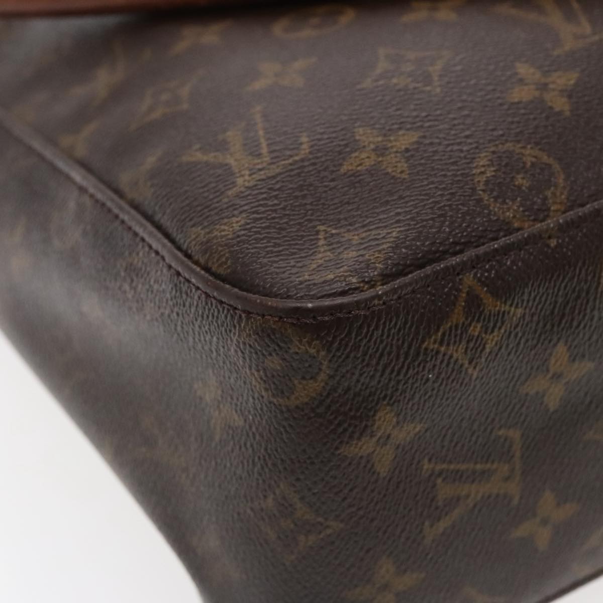 LOUIS VUITTON Monogram Looping GM Shoulder Bag M51145 LV Auth 91737