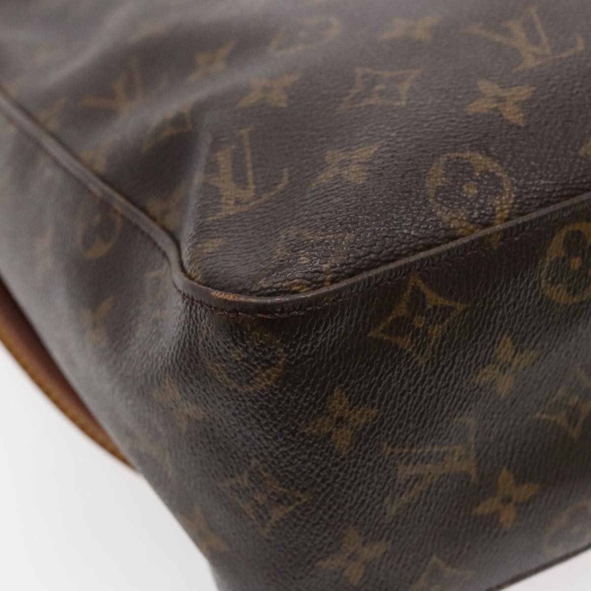 LOUIS VUITTON Monogram Looping GM Shoulder Bag M51145 LV Auth 91737