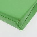 BALENCIAGA Phone Case Shoulder Bag Leather Green Silver 593826 Auth 91748AV-14