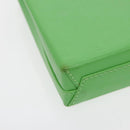 BALENCIAGA Phone Case Shoulder Bag Leather Green Silver 593826 Auth 91748AV-15