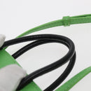 BALENCIAGA Phone Case Shoulder Bag Leather Green Silver 593826 Auth 91748AV-8