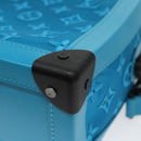 LOUIS VUITTON Monogram Mesh Soft Trunk Bag Light Blue M45074 LV Auth 91749S-17