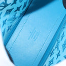 LOUIS VUITTON Monogram Mesh Soft Trunk Bag Light Blue M45074 LV Auth 91749S-10