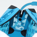 LOUIS VUITTON Monogram Mesh Soft Trunk Bag Light Blue M45074 LV Auth 91749S-20