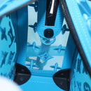 LOUIS VUITTON Monogram Mesh Soft Trunk Bag Light Blue M45074 LV Auth 91749S-21