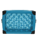 LOUIS VUITTON Monogram Mesh Soft Trunk Bag Light Blue M45074 LV Auth 91749S-13