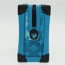 LOUIS VUITTON Monogram Mesh Soft Trunk Bag Light Blue M45074 LV Auth 91749S-3