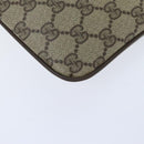 GUCCI GG Supreme Web Sherry Line Shoulder Bag PVC Beige 904 02 047 Auth 91756-16