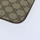 GUCCI GG Supreme Web Sherry Line Shoulder Bag PVC Beige 904 02 047 Auth 91756-17