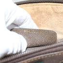 GUCCI GG Supreme Web Sherry Line Shoulder Bag PVC Beige 904 02 047 Auth 91756-12