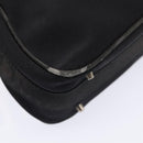 Christian Dior Shoulder Bag Nylon Black Silver Auth 91758-9