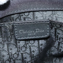 Christian Dior Shoulder Bag Nylon Black Silver Auth 91758-20