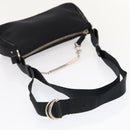 Christian Dior Shoulder Bag Nylon Black Silver Auth 91758-7