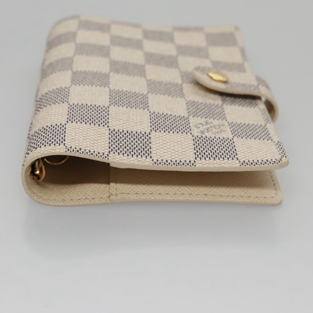 LOUIS VUITTON Damier Azur Agenda PM Day Planner Cover R20706 LV Auth 91779