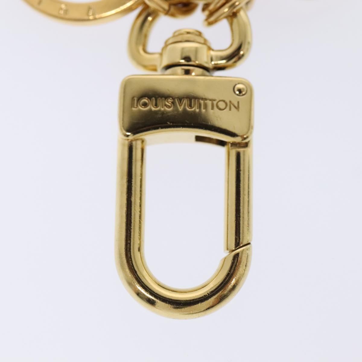 LOUIS VUITTON Key Holder Kaduna Key Holder metal Gold M01425 LV Auth 91790