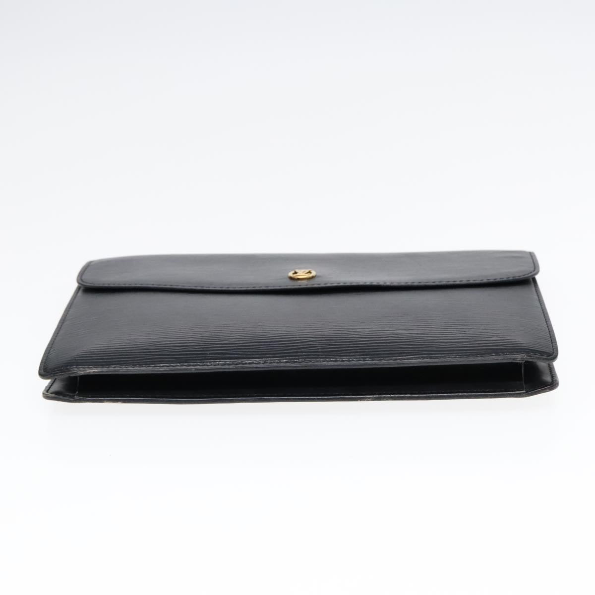 LOUIS VUITTON Epi Montaigne 27 Clutch Bag Black M52652 LV Auth 91794