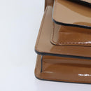 LOUIS VUITTON Vernis Monceau BB Hand Bag 2way Rose Velours M91580 LV Auth 91795-14